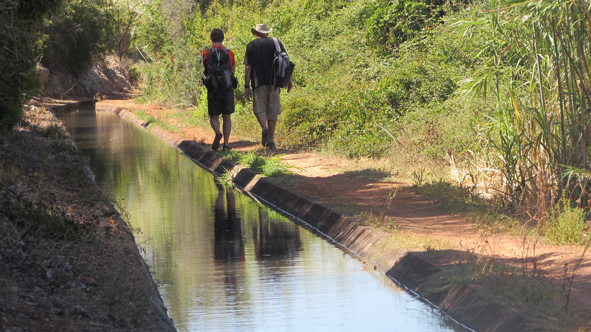 Levada walking in Silves, Algarve, Portugal